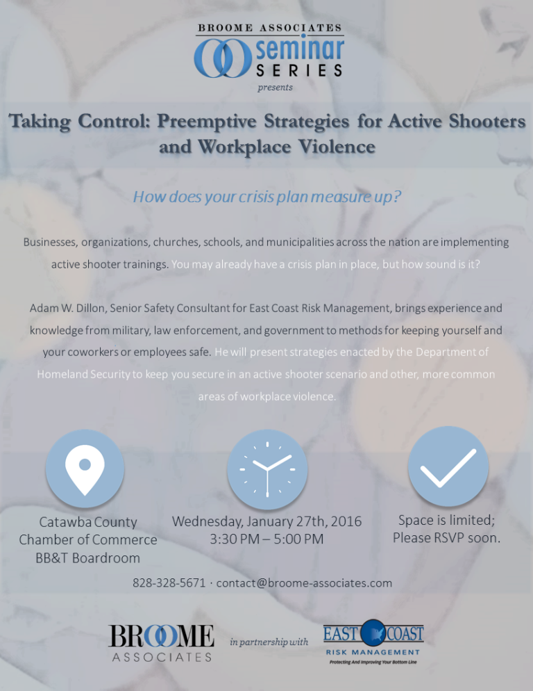 Broome Associates Jan 2016 WV Resch Flyer Legacy